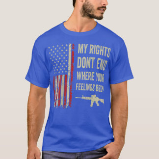 Camiseta Mis derechos no terminan donde comienzan tus senti