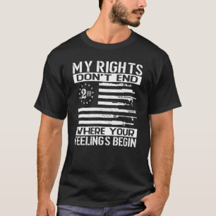 Camiseta Mis derechos no terminan donde comienzan tus senti