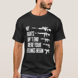 Camiseta Mis Derechos No Terminan Donde Sus Sentimientos Em