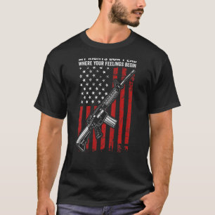Camiseta Mis derechos no terminan donde sus sentimientos em