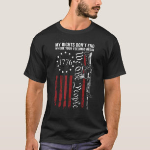 Camiseta Mis derechos no terminan donde tus sentimientos em