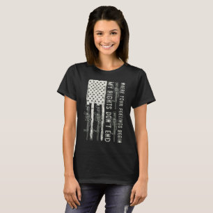 Camiseta Mis derechos no terminan donde tus sentimientos em