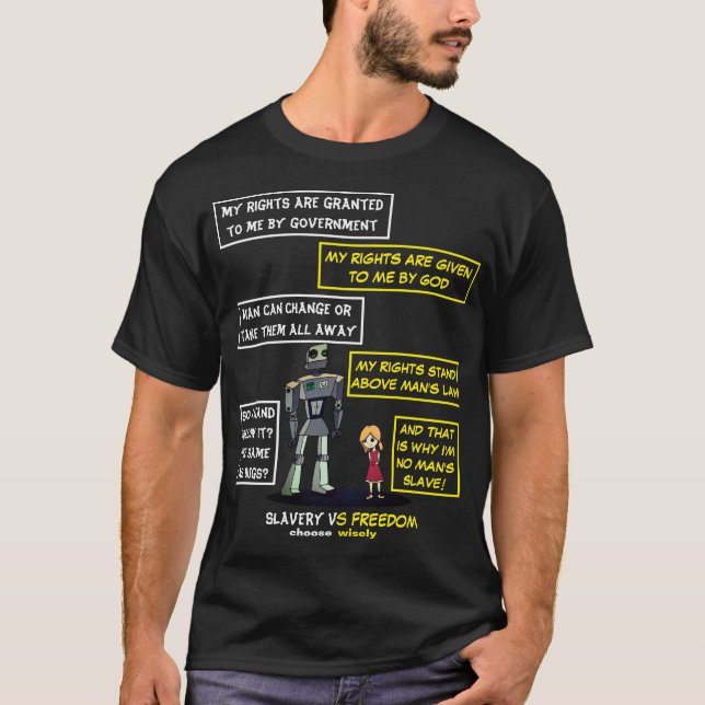 Camiseta Mis derechos (oscuros)T-Shirt (Anverso)