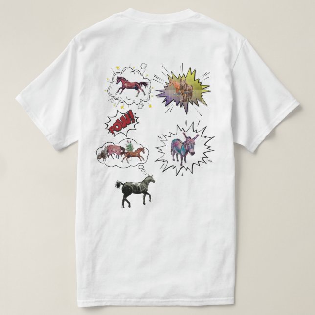 Camiseta mis diseños cómicos de tubo de You Tube (Reverso del diseño)