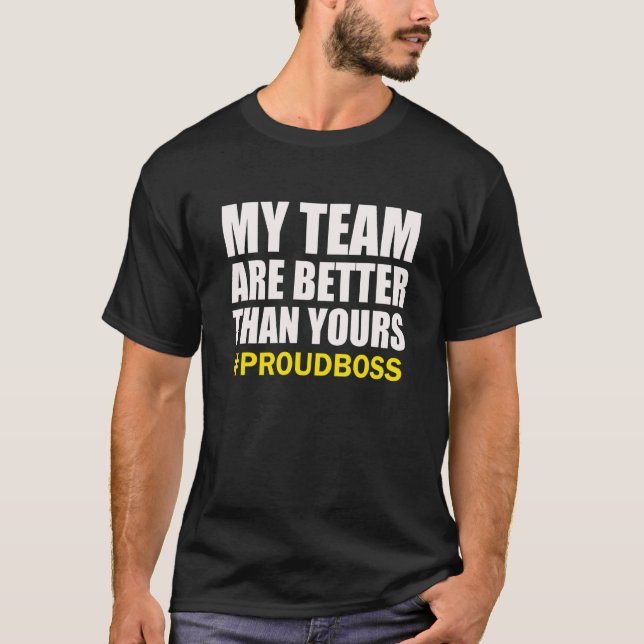 Camiseta Mis Empleados Son Mejores Que Sus Graciosos Y Orgu (Anverso)