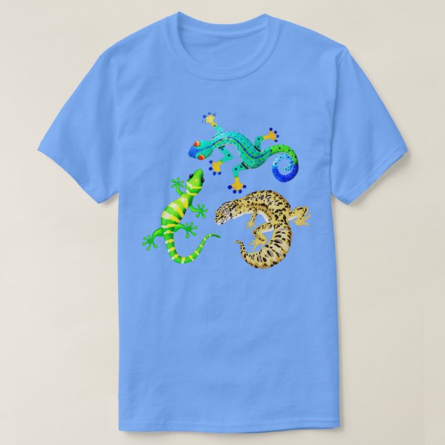 Camiseta Mis encantadores geckos de leopardo (Diseño del anverso)