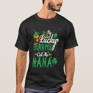 Camiseta Mis encantos afortunados me llaman Nana St Patrick