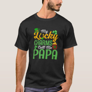 Camiseta Mis Encantos Afortunados Me Llaman Papa - Día De L