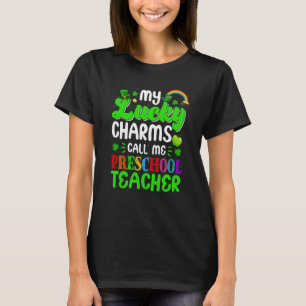 Camiseta Mis Encantos Afortunados Me Llaman Profesor De Pre