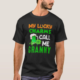 Camiseta Mis Encantos Suertudos Me Llaman Abuela Cerveza St