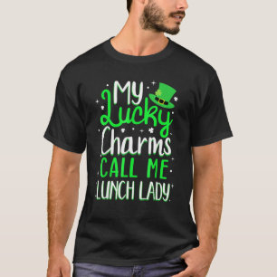 Camiseta Mis encantos suertudos me llaman Día del Almuerzo 