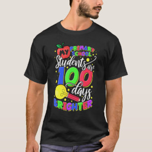 Camiseta Mis estudiantes de primaria son 100 días más brill