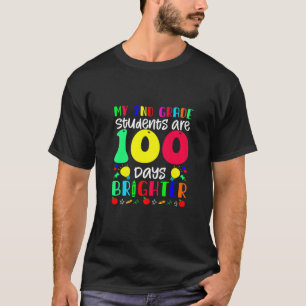 Camiseta Mis estudiantes de segundo grado son 100 días más
