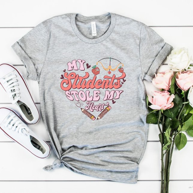 Camiseta Mis Estudiantes Me Robaron El Corazón Valentine (Subido por el creador)
