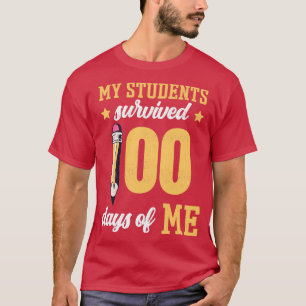 Camiseta Mis Estudiantes Sobrevivieron A 100 Días De Mí Div
