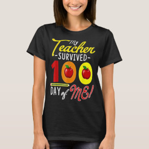 Camiseta Mis Estudiantes Sobrevivieron A 100 Días De Mi Pro