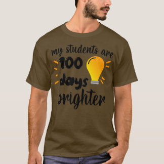 Camiseta Mis Estudiantes Son 100 Días Más Brillantes 3