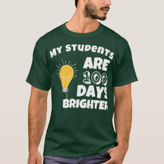 Camiseta Mis estudiantes son 100 días más divertidos y dive