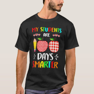 Camiseta Mis estudiantes son 100 días más inteligentes como