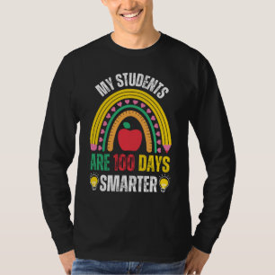 Camiseta Mis estudiantes son 100 días más inteligentes del 
