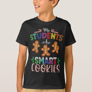 Camiseta Mis Estudiantes Son Cookies Inteligentes Gingerbre