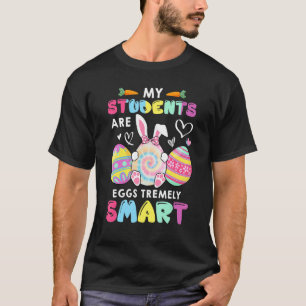 Camiseta Mis Estudiantes Son Huevos Tremely Smart Cute Bunn