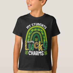 Camiseta Mis estudiantes son mis amuletos de la suerte Día