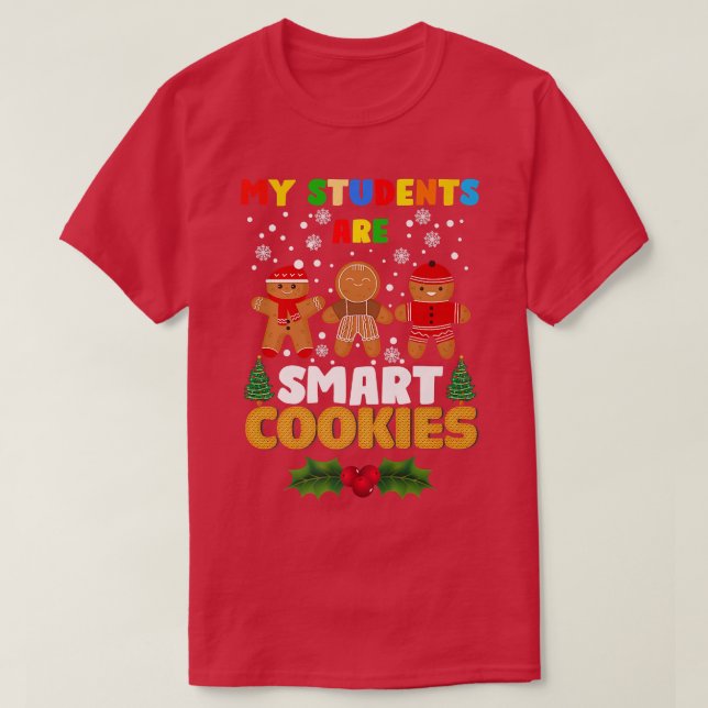 Camiseta Mis estudiantes son Navidades de profesores de coo (Diseño del anverso)
