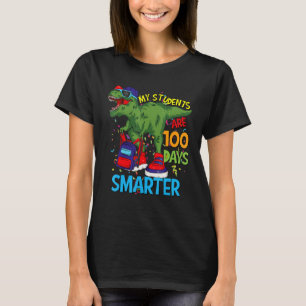 Camiseta Mis Estudiantes Son Niños De Dinosaurios Más Intel