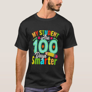 Camiseta mis estudiantes tienen 100 días más inteligentes 1