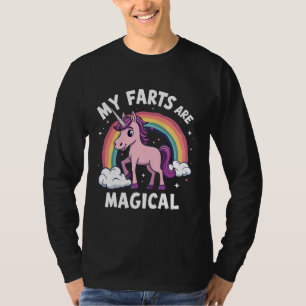 Camiseta Mis Faros Son Un Arcoiris De Unicornio Gracioso