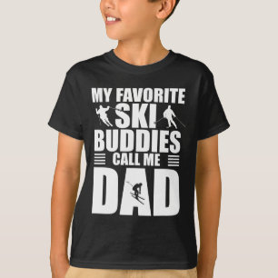 Camiseta Mis favoritos compañeros de esquí me llaman papá G
