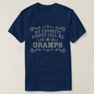 Camiseta Mis favoritos me llaman Gramps