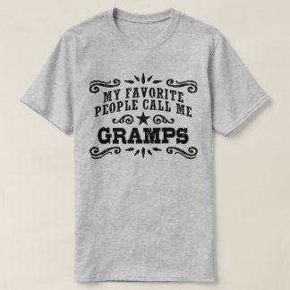 Camiseta Mis favoritos me llaman Gramps