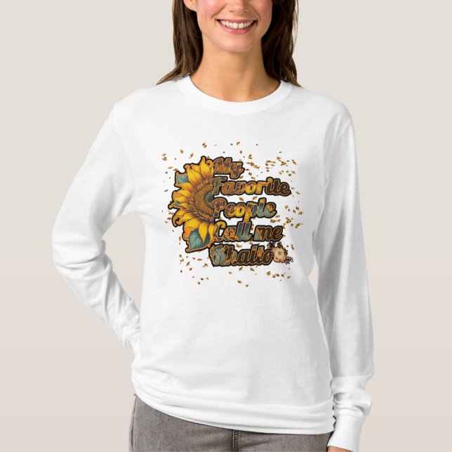 Camiseta Mis favoritos me llaman Khalto Sunflower Khalto (Anverso)