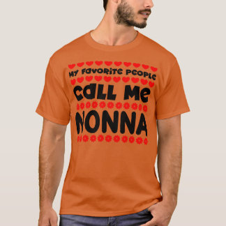 Camiseta Mis favoritos me llaman nonna