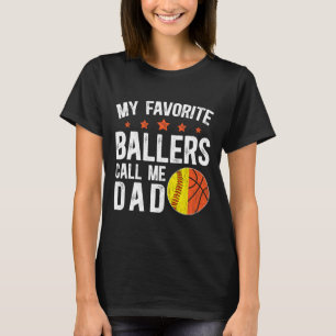 Camiseta Mis favoritos me llaman papá suave boceto papá