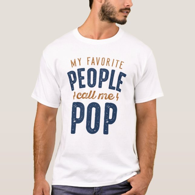 Camiseta Mis favoritos me llaman pop (Anverso)