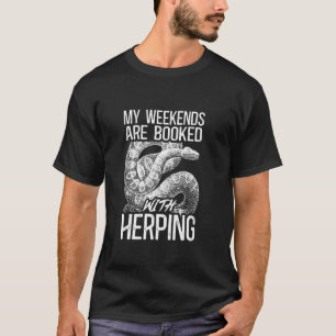 Camiseta Mis Fines De Semana Se Roban Con Rana De Amfibio H