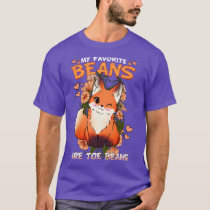 Camiseta Mis frejoles favoritos son frijoles de dedos de pi