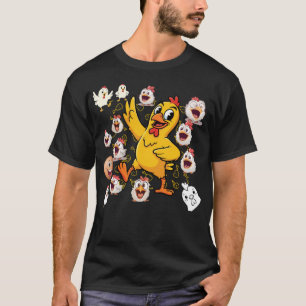 Camiseta Mis Gallinas Son Mi Terapia Loco Amante de los Pol