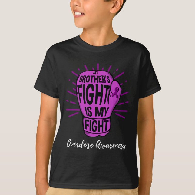 Camiseta Mis Hermanos Pelean Es Mi Lucha Concienciación Sob (Anverso)