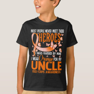 Camiseta Mis Héroes Llevo Naranja Para Mis Crps Unlce Rsd A