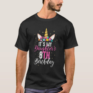 Camiseta Mis Hijas Octavo Regalo Chica De Nacimiento Unicor