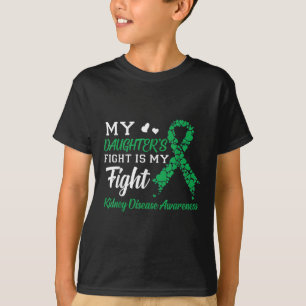 Camiseta Mis Hijas Pelean Es Mi Lucha Contra La Enfermedad