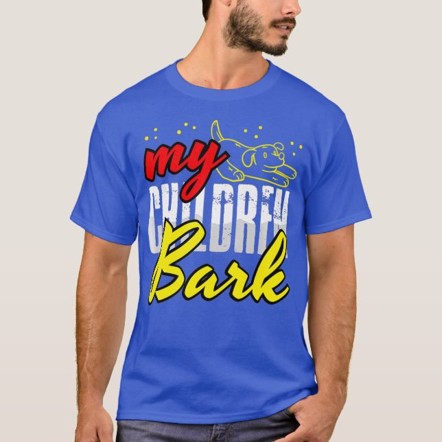 Camiseta Mis hijos Barack Perro Rescate Madre Dueña de Masc (Anverso)