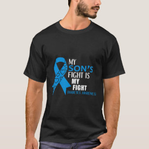 Camiseta Mis Hijos Pelean Es Mi Lucha Contra La Diabetes Ti
