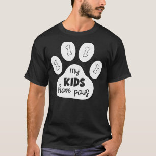 Camiseta Mis hijos tienen garras Rescate Mascota Adopción R