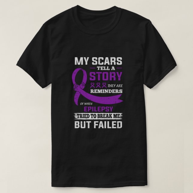 Camiseta Mis Hocicos Cuentan Una Historia De Epilepsia De C (Diseño del anverso)
