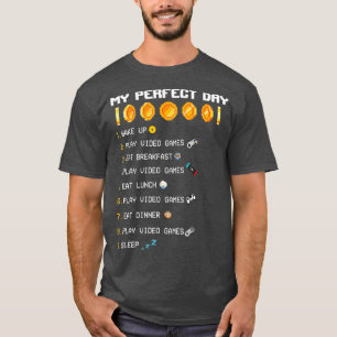 Camiseta Mis juegos de video de día perfecto niños de regal